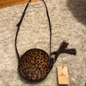 Patricia Nash leopard leather cross body
